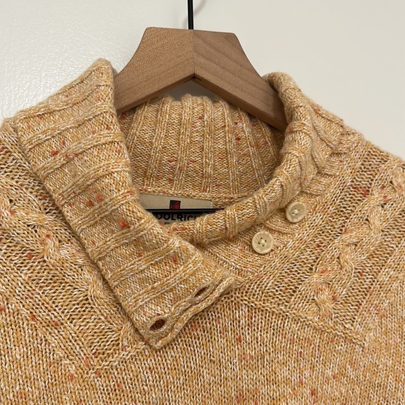 WOOLWICH | Wool Blend Heathered Collared Sweater - Picture 4 of 4